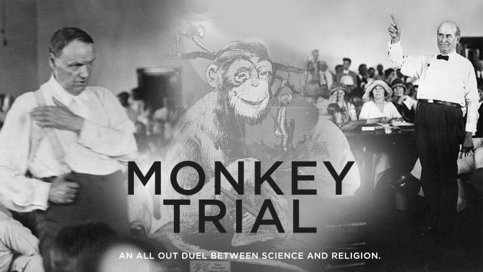 Scopes monkey trial political cartoon