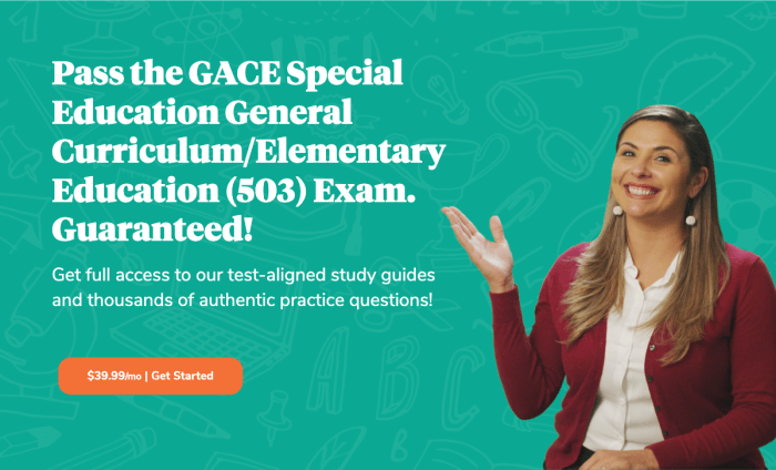 Free gace special education general curriculum practice test